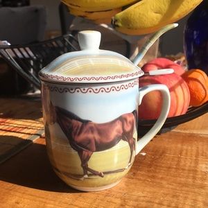 Equestrians fan Tea Infuser Mug
